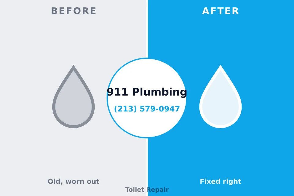 Before and after: plumbing company Prescott, AR
